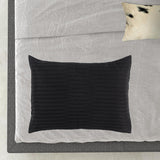 Black King Microfiber 300 Thread Count Machine Washable Down Alternative Comforter - Homeroots
