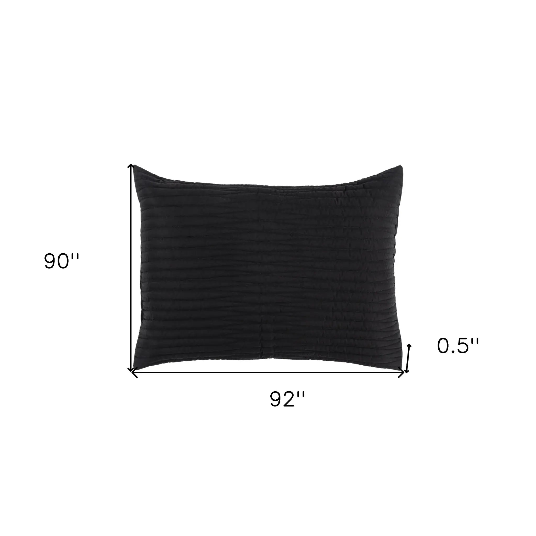 Black Queen Microfiber 300 Thread Count Machine Washable Down Alternative Comforter - Homeroots - Flyclothing LLC