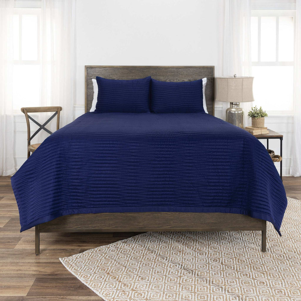 Indigo King Microfiber 300 Thread Count Machine Washable Down Alternative Comforter - Homeroots - Flyclothing LLC