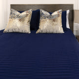 Indigo King Microfiber 300 Thread Count Machine Washable Down Alternative Comforter - Homeroots
