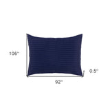 Indigo King Microfiber 300 Thread Count Machine Washable Down Alternative Comforter - Homeroots - Flyclothing LLC