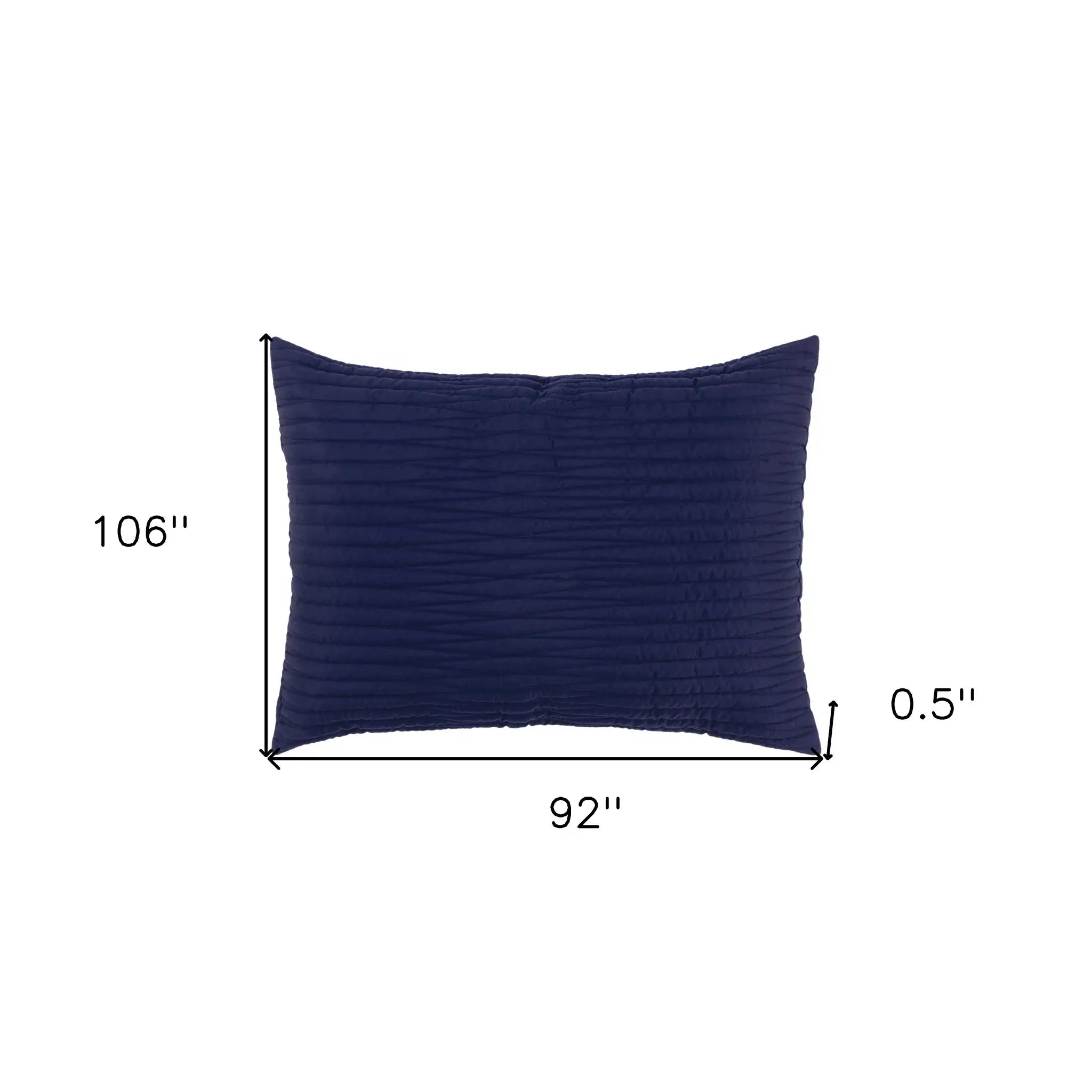 Indigo King Microfiber 300 Thread Count Machine Washable Down Alternative Comforter - Homeroots - Flyclothing LLC