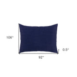 Indigo King Microfiber 300 Thread Count Machine Washable Down Alternative Comforter - Homeroots - Flyclothing LLC