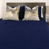 Indigo Queen Microfiber 300 Thread Count Machine Washable Down Alternative Comforter - Homeroots - Flyclothing LLC