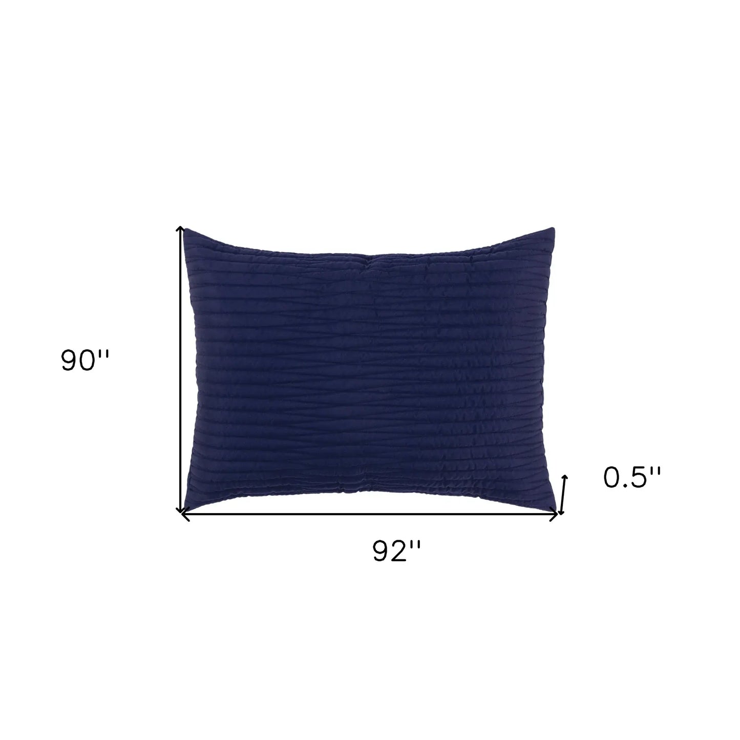 Indigo Queen Microfiber 300 Thread Count Machine Washable Down Alternative Comforter - Homeroots - Flyclothing LLC