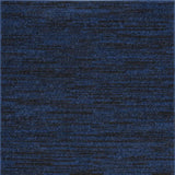 2' X 4' Midnight Blue Stain Resistant Indoor Outdoor Area Rug - Homeroots