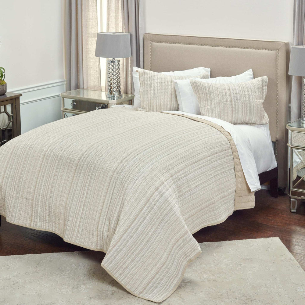 Multi- Earth Tones Queen 100% Cotton 300 Thread Count Machine Washable Down Alternative Comforter - Homeroots - Flyclothing LLC