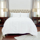 White King 100% Cotton 300 Thread Count Machine Washable Down Alternative Comforter - Homeroots - Flyclothing LLC