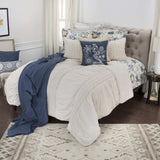 Natural Queen 100% Cotton 300 Thread Count Washable Down Alternative Comforter - Homeroots - Flyclothing LLC