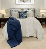 Natural Twin 100% Cotton 300 Thread Count Washable Down Alternative Comforter - Homeroots - Flyclothing LLC