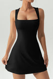 Square Neck Sleeveless Mini Dress - Trendsi