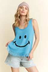 Jade By Jane Smiley Fringe Tank Top - Trendsi - Flyclothing LLC