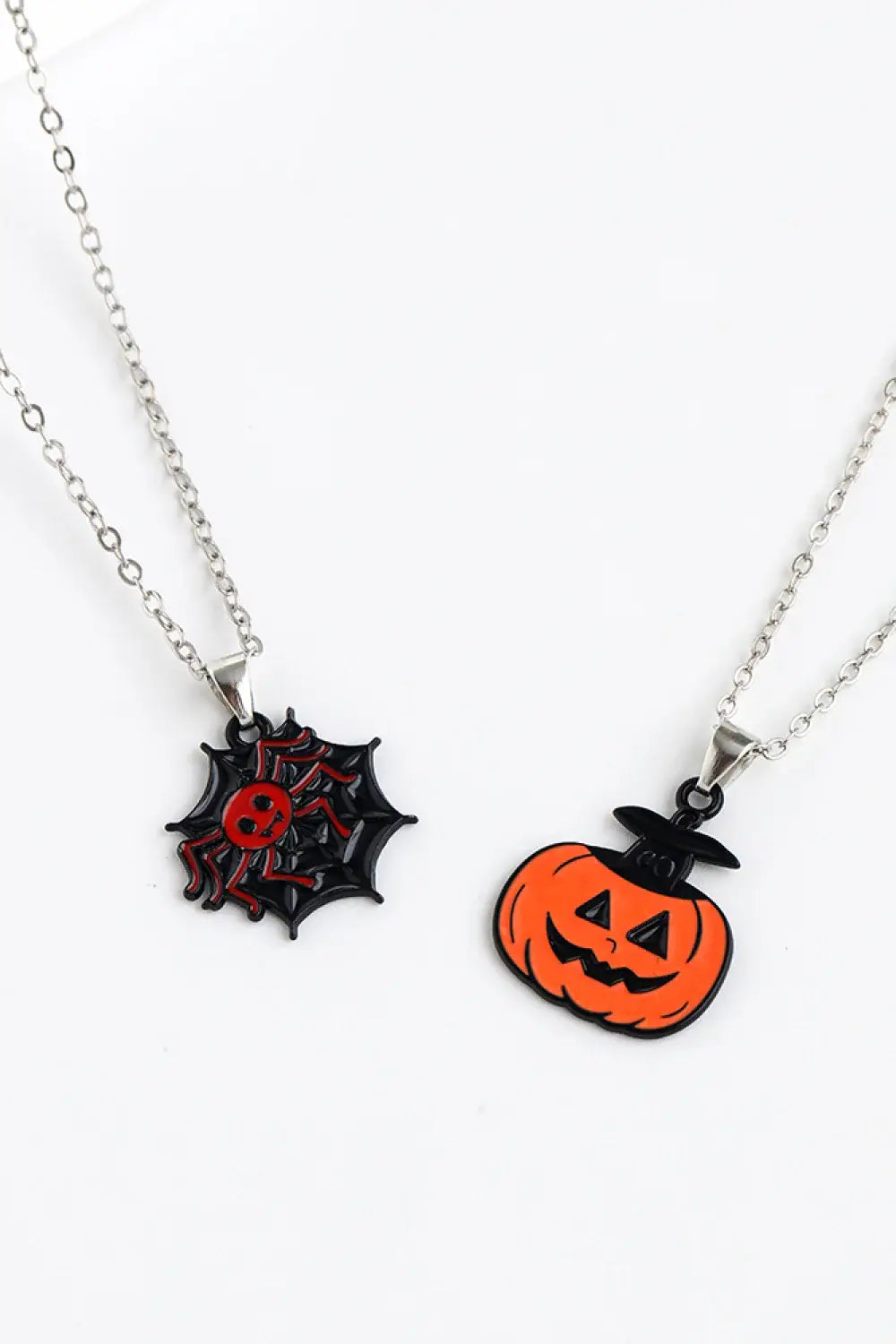 Two-Piece Halloween Theme Necklace Set - Trendsi - Flyclothing LLC
