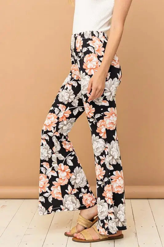 And The Why Wrinkle-Free Stretch Bell Bottom Flare Pants - Trendsi - Flyclothing LLC