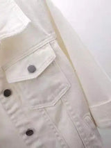 Full Size Cropped Denim Jacket Plus Size - Trendsi - Flyclothing LLC