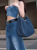 Chain Strap Tote Bag - Trendsi - Flyclothing LLC