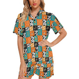Baha Ranch Western Patchwork Women's Western Pajama Set