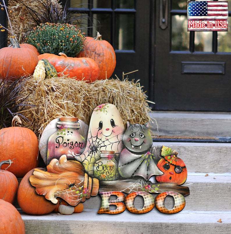 Halloween Wreath Autumn Door Decoration Wall Decoration - My Store - Flyclothing LLC
