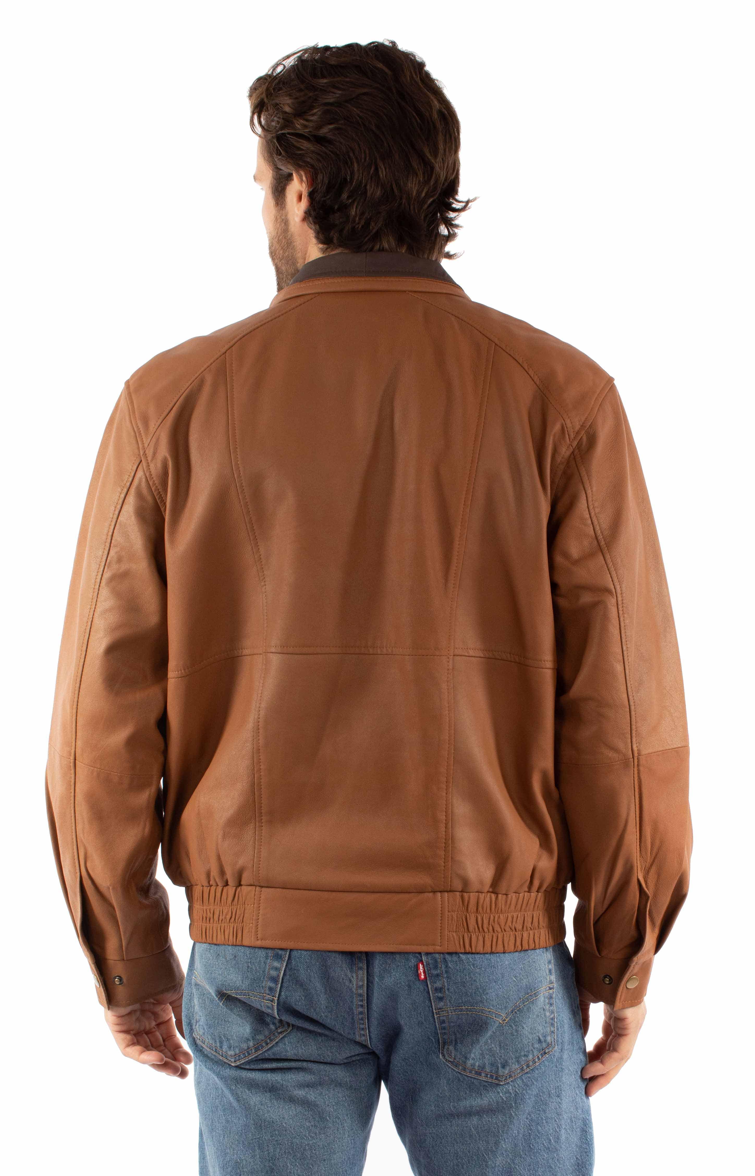 Scully Leather Leatherwear Mens Double Collar Jacket - Scully Leather