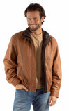 Scully Leather Leatherwear Mens Double Collar Jacket - Scully Leather