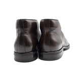 48-590-DBR MARCO Deerskin Chukka Boot, Dark Brown - Zelli Italia - Flyclothing LLC