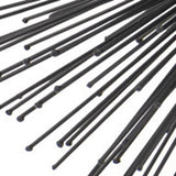 10" Black Iron Decorative Orb Tabletop Sculpture - Homeroots - Flyclothing LLC