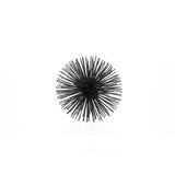 6" Black Iron Decorative Orb Tabletop Sculpture - Homeroots - Flyclothing LLC