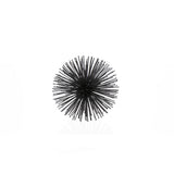 6" Black Iron Decorative Orb Tabletop Sculpture - Homeroots - Flyclothing LLC