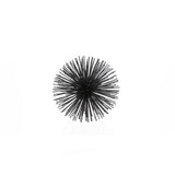 6" Black Iron Decorative Orb Tabletop Sculpture
