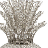 23" Glam Bling Faux Crystal and Silver Pineapple - Homeroots - Flyclothing LLC