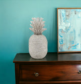 23" Glam Bling Faux Crystal and Silver Pineapple - Homeroots - Flyclothing LLC