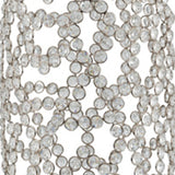 31.5"  Bling Faux Crystal Abstract Twigs Barrel Floor Vase - Homeroots