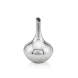 13" Aluminum Silver Bud Table Vase - Homeroots
