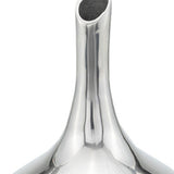 13" Aluminum Silver Bud Table Vase - Homeroots