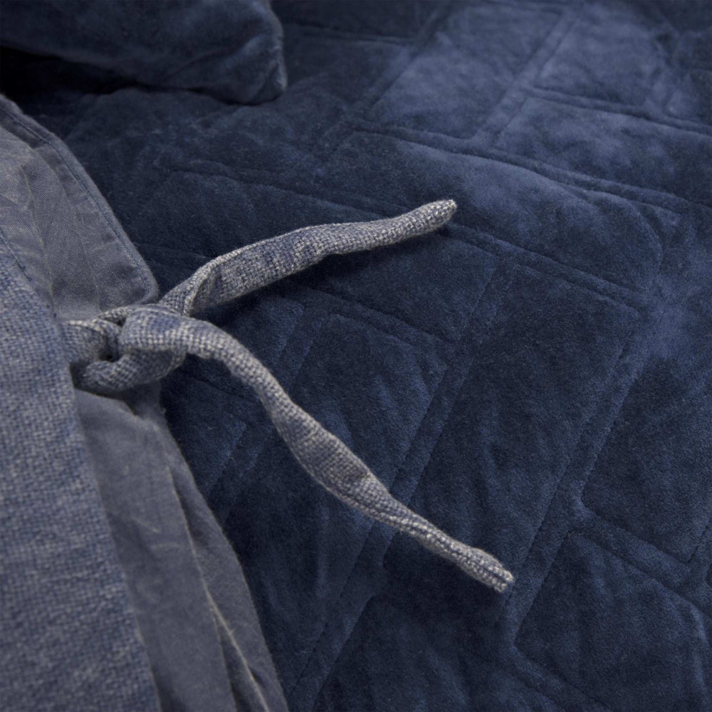 Indigo Queen 100% Cotton 300 Thread Count Dry Clean Only Down Alternative Comforter - Homeroots - Flyclothing LLC