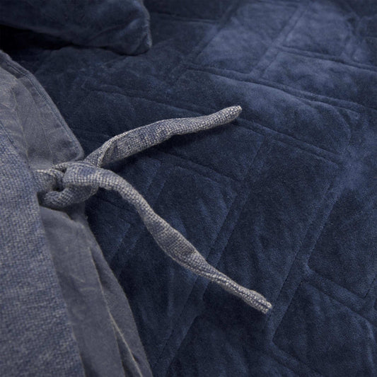 Indigo Queen 100% Cotton 300 Thread Count Dry Clean Only Down Alternative Comforter - Homeroots - Flyclothing LLC