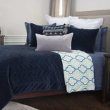 Indigo Queen 100% Cotton 300 Thread Count Dry Clean Only Down Alternative Comforter - Homeroots - Flyclothing LLC
