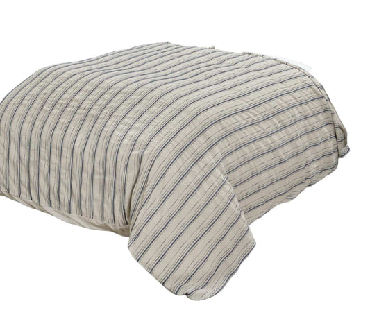 Natural King Linen 300 Thread Count Dry Clean Only Duvet Cover - Homeroots - Flyclothing LLC