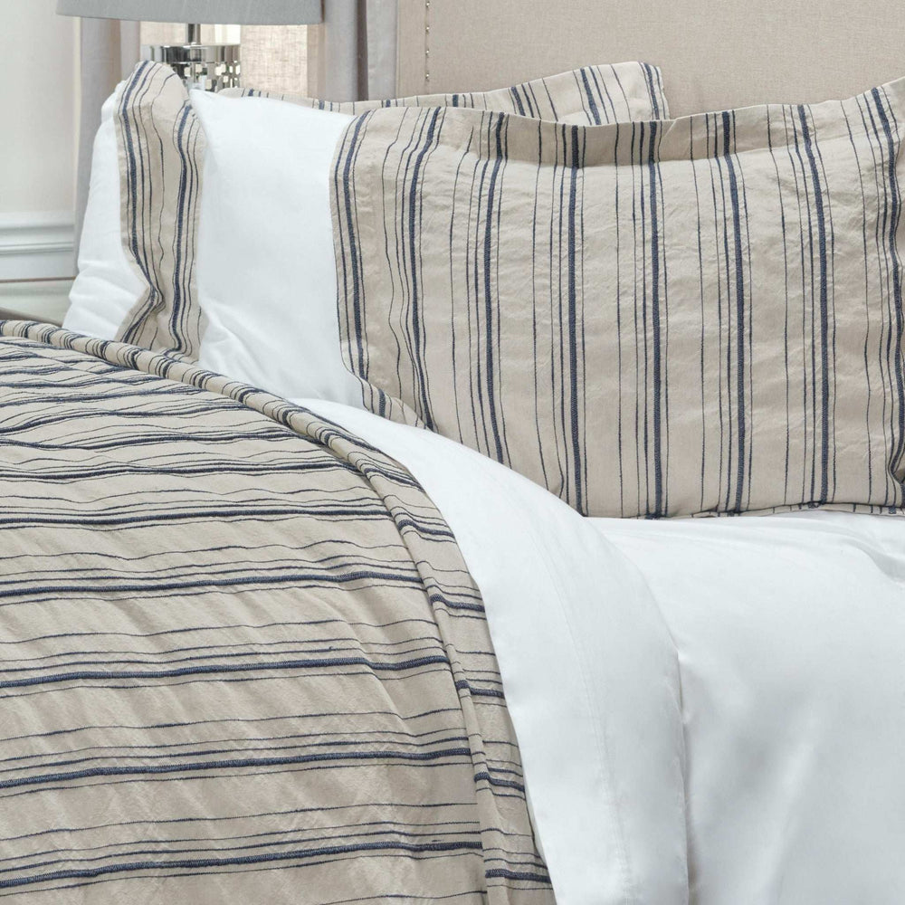 Natural King Linen 300 Thread Count Dry Clean Only Duvet Cover - Homeroots - Flyclothing LLC