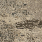 3' X 5' Ivory And Grey Abstract Power Loom Non Skid Area Rug - Homeroots - Flyclothing LLC