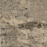 3' X 5' Ivory And Grey Abstract Power Loom Non Skid Area Rug - Homeroots - Flyclothing LLC