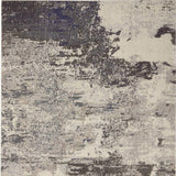 4' X 6' Ivory And Grey Abstract Power Loom Non Skid Area Rug - Homeroots - Flyclothing LLC