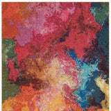 4' X 6' Palette Abstract Power Loom Non Skid Area Rug - Homeroots - Flyclothing LLC
