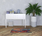 2' X 4' Atlantic Abstract Power Loom Non Skid Area Rug - Homeroots - Flyclothing LLC
