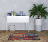 3' X 5' Atlantic Abstract Power Loom Non Skid Area Rug - Homeroots - Flyclothing LLC