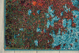 4' X 6' Atlantic Abstract Power Loom Non Skid Area Rug - Homeroots - Flyclothing LLC