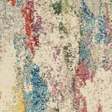 2' X 6' Ivory Abstract Power Loom Non Skid Area Rug - Homeroots - Flyclothing LLC