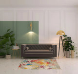 4' X 6' Ivory Abstract Power Loom Non Skid Area Rug - Homeroots - Flyclothing LLC