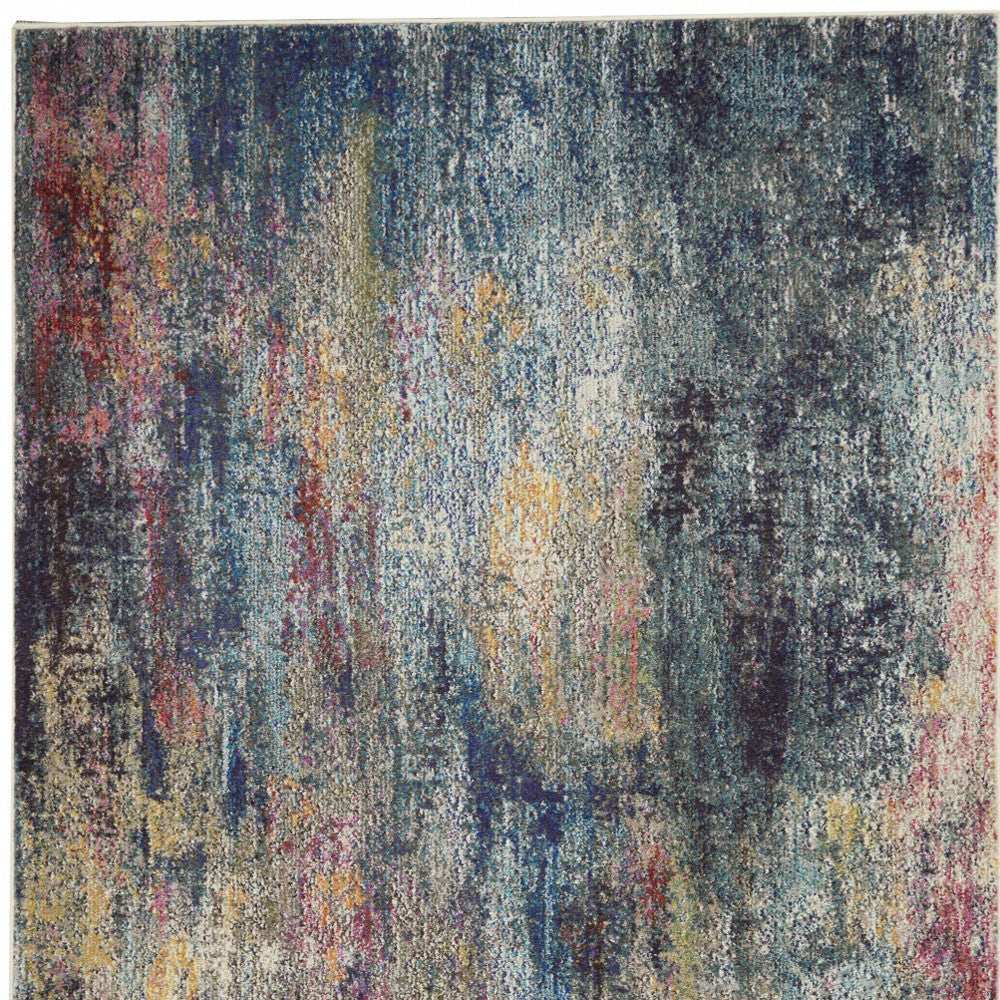 5' X 7' Multicolor Abstract Power Loom Non Skid Area Rug - Homeroots - Flyclothing LLC