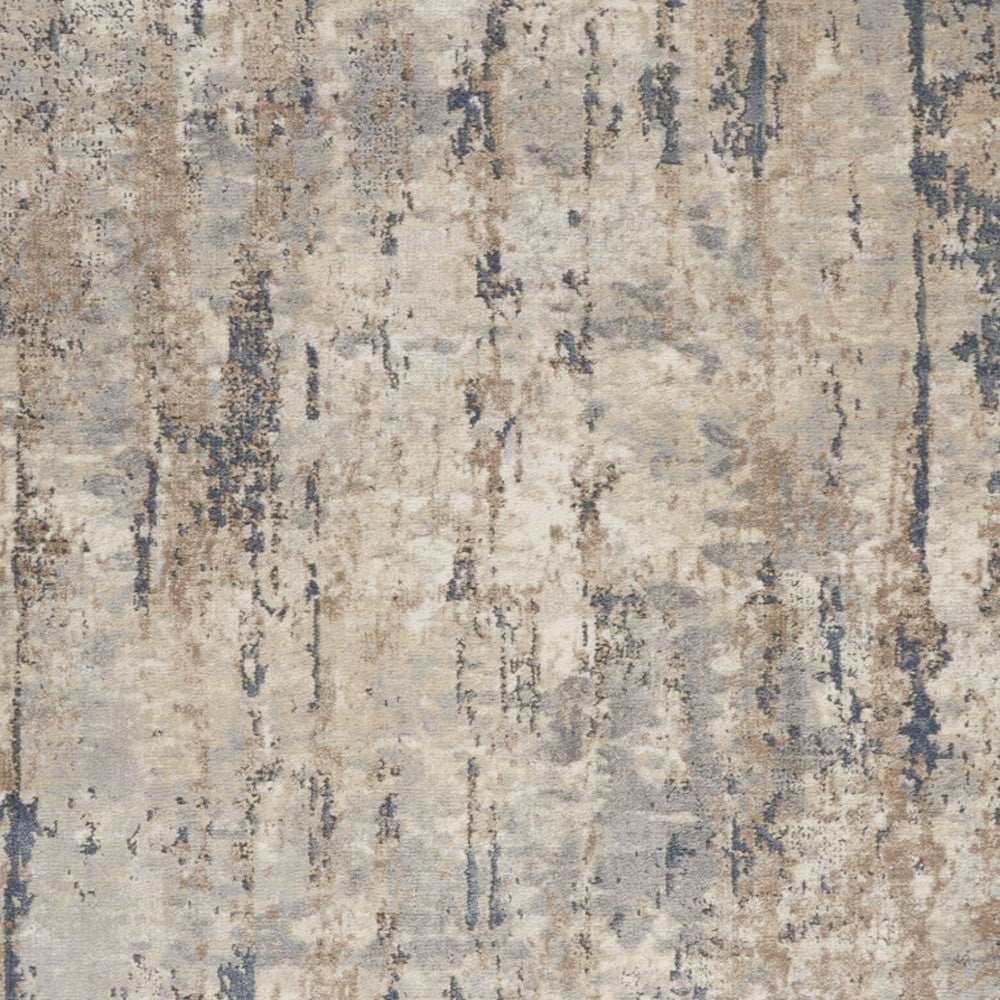 4' X 6' Beige And Grey Abstract Power Loom Non Skid Area Rug - Homeroots - Flyclothing LLC